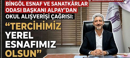Alpay’dan Okul Alışverişi Çağrısı: “Tercihimiz Yerel Esnafımız Olsun”