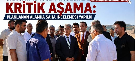 Sancak TDİOSB Projesinde Kritik Aşama: Planlanan Alanda Saha İncelemesi Yapıldı