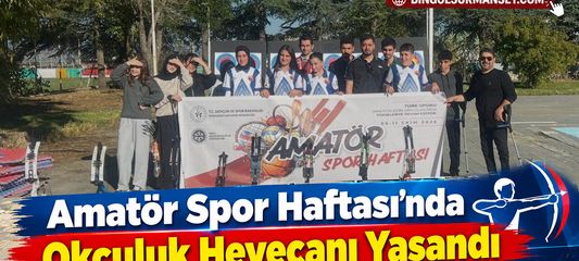 Amatör Spor Haftası’nda Okçuluk Heyecanı Yaşandı