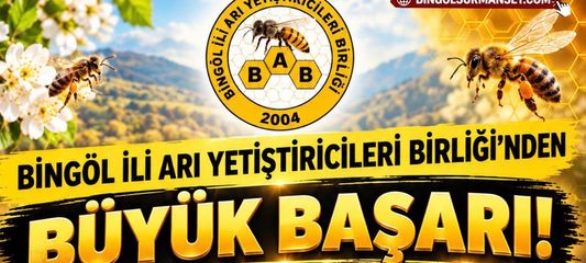 Bingöl İli Arı Yetiştiricileri Birliği’ne 3. Kez 1. Derece Belgesi