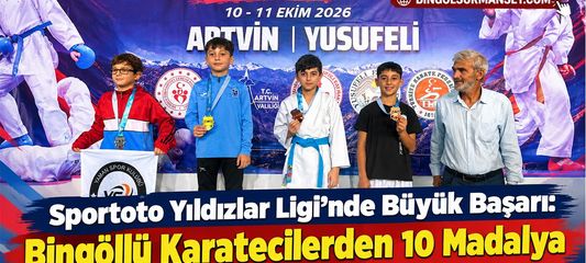Sportoto Yıldızlar Ligi’nde Büyük Başarı: Bingöllü Karatecilerden 10 Madalya