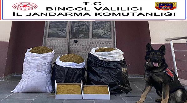 Bingöl'de 75 Kilo Kıyılmış Tütün Ele Geçirildi