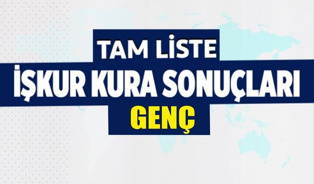 İŞKUR Genç Sonuçları...