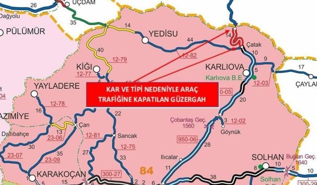 Bingöl-Erzurum Karayolu Tır Trafiğine Açıldı