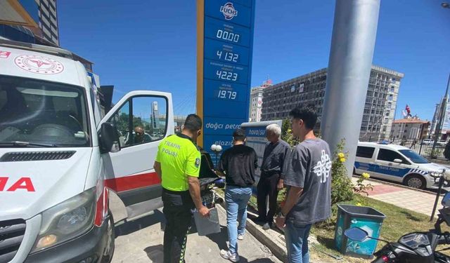 Elazığ’da trafik kazası : 1 yaralı