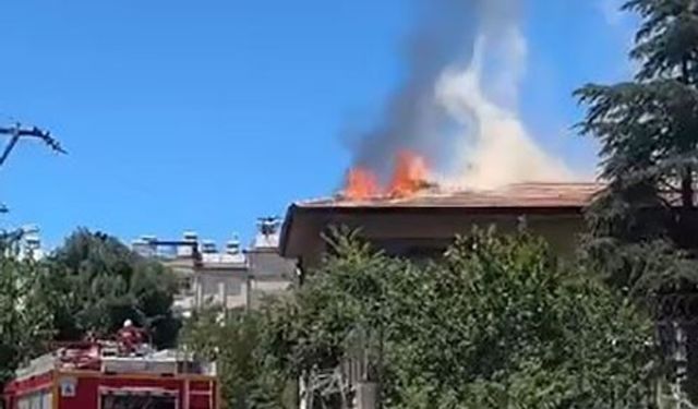 Elazığ’da trafo yangını paniğe neden oldu