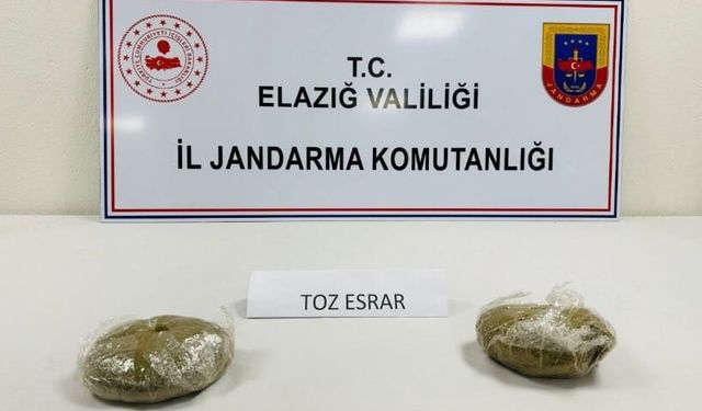 Elazığ’da uyuşturucu operasyonu