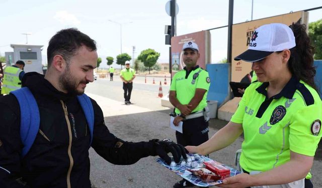 Elazığ’da ‘Yolun sonu bayram olsun’ mottosuyla denetim