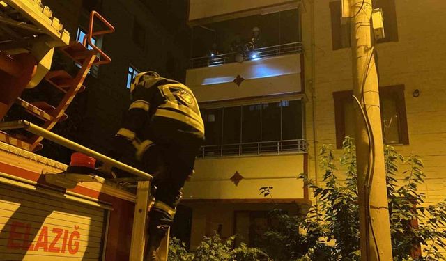 Elazığ’da alkollü şahıs evi yaktı