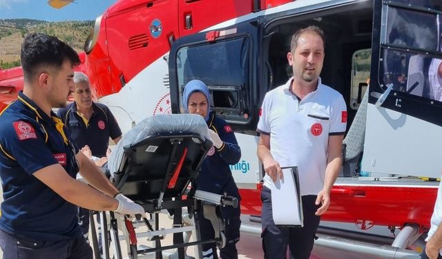 Yılanın soktuğu çocuk, Elazığ’da tedavi altına alındı