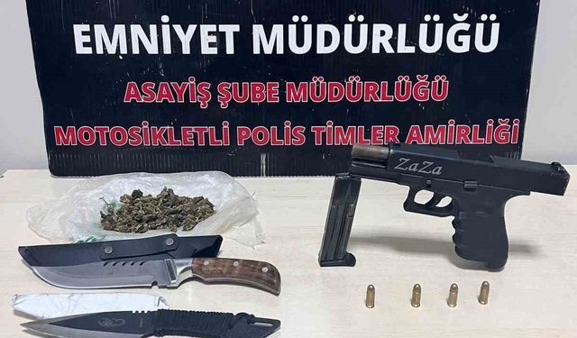 Bingöl’de ruhsatsız tabanca ele geçirildi