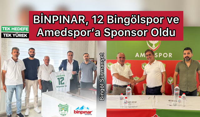 Binpınar, 12 Bingölspor ve Amedspor’a Sponsor Oldu