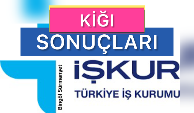 Kiğı İçin İşgücü Uyum Programı İşkur Kura Sonuçları Açıklandı