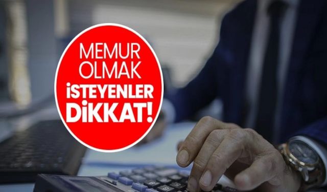 KPSS Şartsız Memur Alımları Başladı