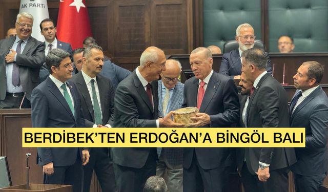 Cumhurbaşkanı Erdoğan’a Bingöl’ün Şifalı Balı Hediye Edildi