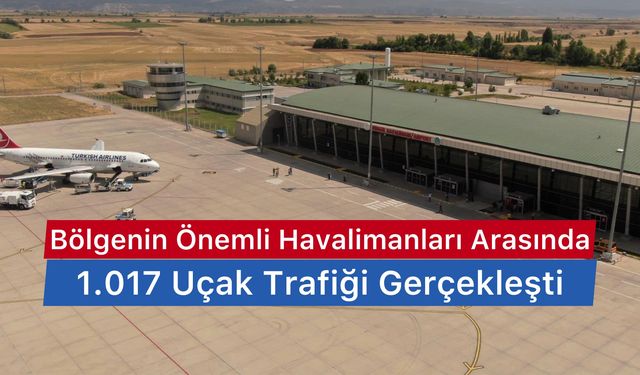 Bingöl Havalimanı’nda 1.017 Uçak Trafiği Gerçekleşti