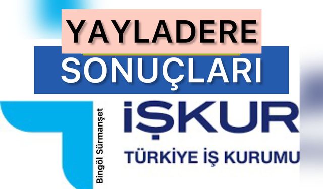 Yayladere İŞKUR İUP Kura Sonuçları Açıklandı!