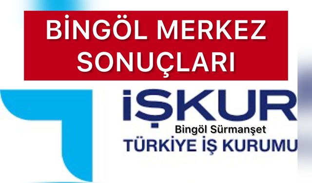 Bingöl Merkez İŞKUR İUP Kura Sonuçları Açıklandı!