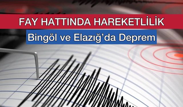 Fay Hattında Hareketlilik: Bingöl ve Elazığ’da Deprem! 3.6 ve 5.0