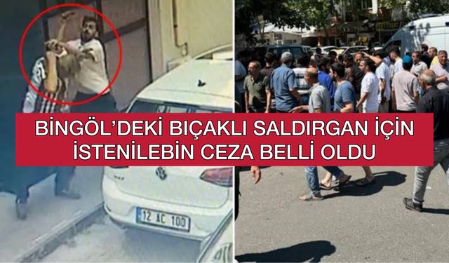 Bingöl’deki Bıçaklı Saldırıda İstenilen Ceza Belli Oldu