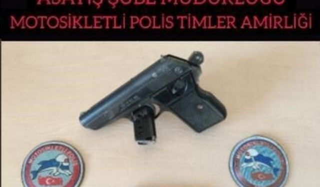 Bingöl’de ruhsatsız tabanca ele geçirildi