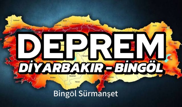 Diyarbakır’da Deprem: Bingöl’de de Hissedildi