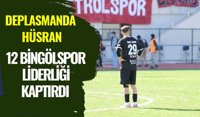 Deplasmanda Hüsran: 12 Bingölspor Liderliği Kaptırdı