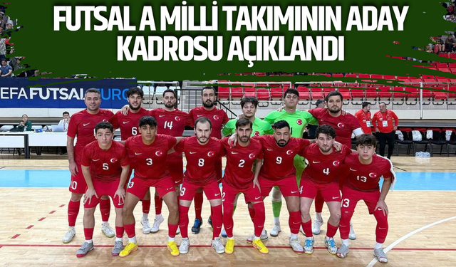 Futsal A Millî Takımının Aday Kadrosu Açıklandı