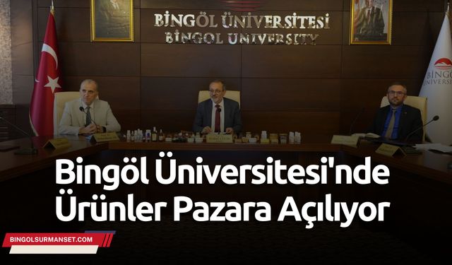 Bingöl Üniversitesi'nde Ürünler Pazara Açılıyor