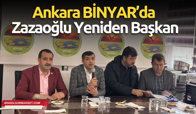 Ankara BİNYAR’da Güven Yeniden Zazaoğlu’na