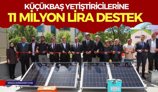 Bingöl İl Tarım Müdürlüğü, Küçükbaş Yetiştiricilerine 11 Milyon Lira Destek Sağladı