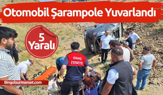 Genç-Diyarbakır Yolunda Kaza