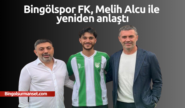 Bingölspor FK, Melih Alcu ile yeniden anlaştı