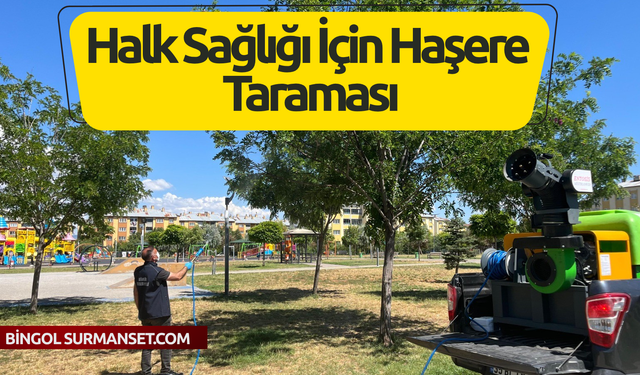 Belediye’den Yoğun İlaçlama Atağı