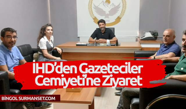 İHD’den Gazeteciler Cemiyeti’ne Ziyaret