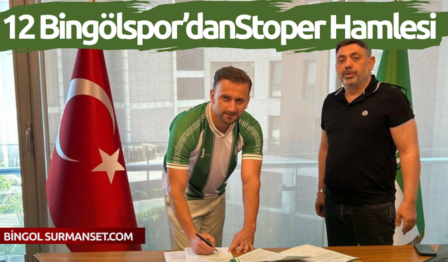 Bingölspor Defansını Güçlendirdi