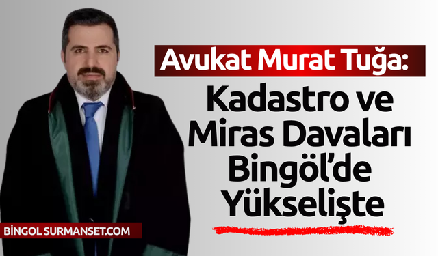 Bingöl’de Davalar Artıyor: Avukat Tuğa’dan Uyarı