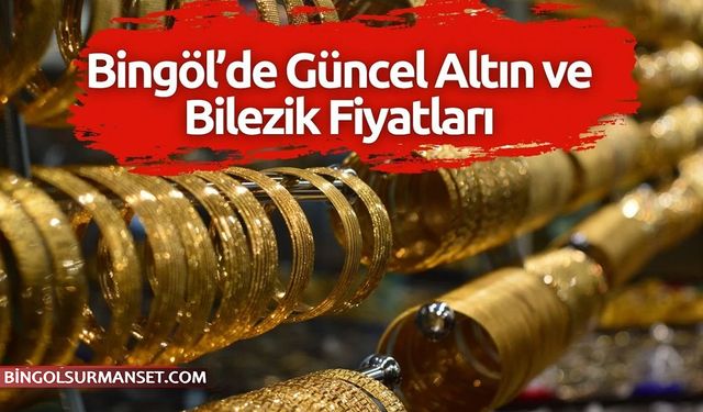 Bingöl'de Güncel Altın Fiyatları: Çeyrek 9.210 TL'den Başlıyor