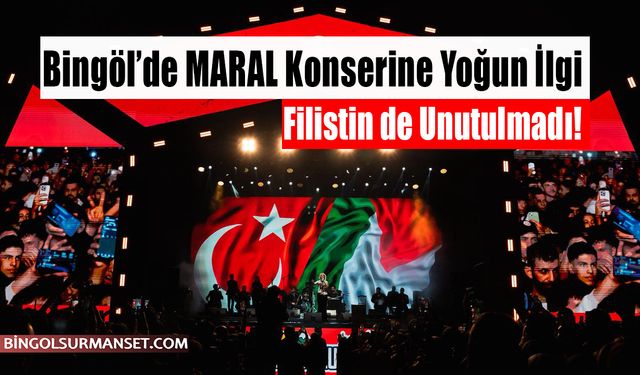 MARAL Konserine Yoğun İlgi: Filistin de Unutulmadı!