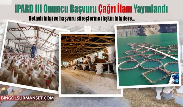 IPARD III Onuncu Başvuru Çağrı İlanı Yayınlandı