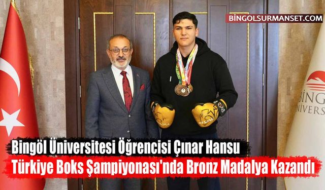 Türkiye Boks Şampiyonası'nda Bronz Madalya Kazandı