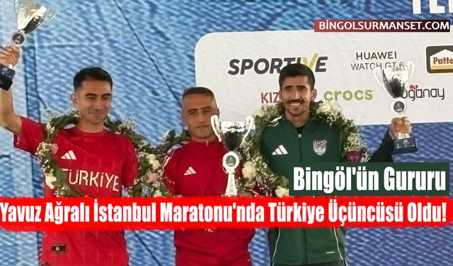 Yavuz Ağralı İstanbul Maratonu'nda Türkiye Üçüncüsü Oldu!