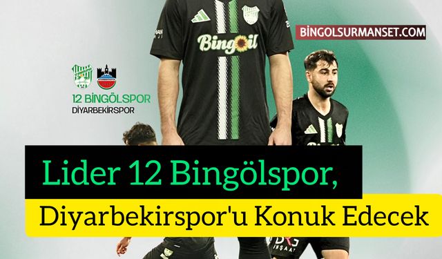Lider 12 Bingölspor, Diyarbekirspor'u Konuk Edecek