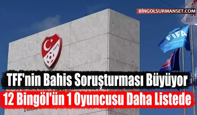 TFF'nin Bahis Soruşturması Büyüyor