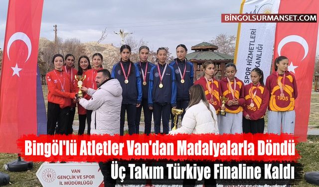 Bingöl'lü Atletler Van'dan Madalyalarla Döndü