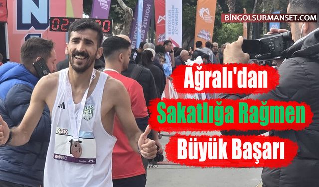Ağralı'dan Sakatlığa Rağmen Büyük Başarı