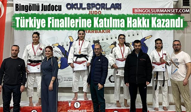 Bingöllü Judocu Türkiye Finallerine Katılma Hakkı Kazandı