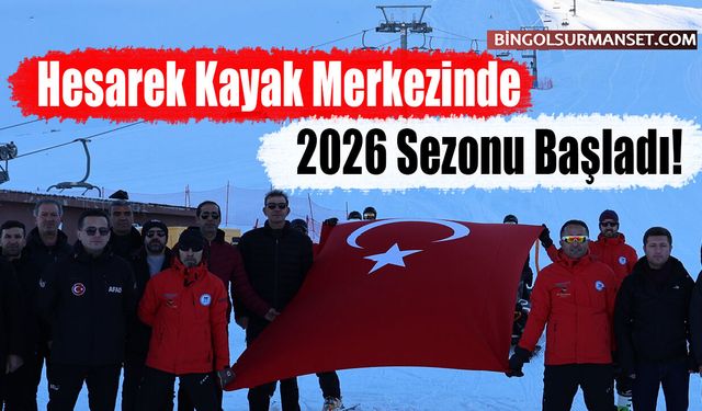 Hesarek Kayak Merkezinde 2026 Sezonu Başladı!