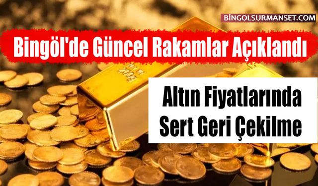 Altın Fiyatlarında Sert Geri Çekilme
