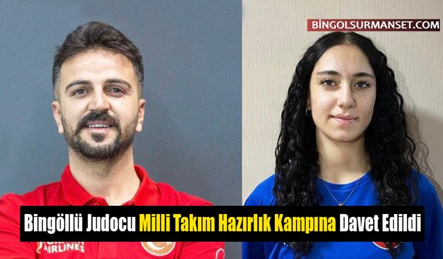 Bingöllü Judocu Milli Takım Hazırlık Kampına Davet Edildi